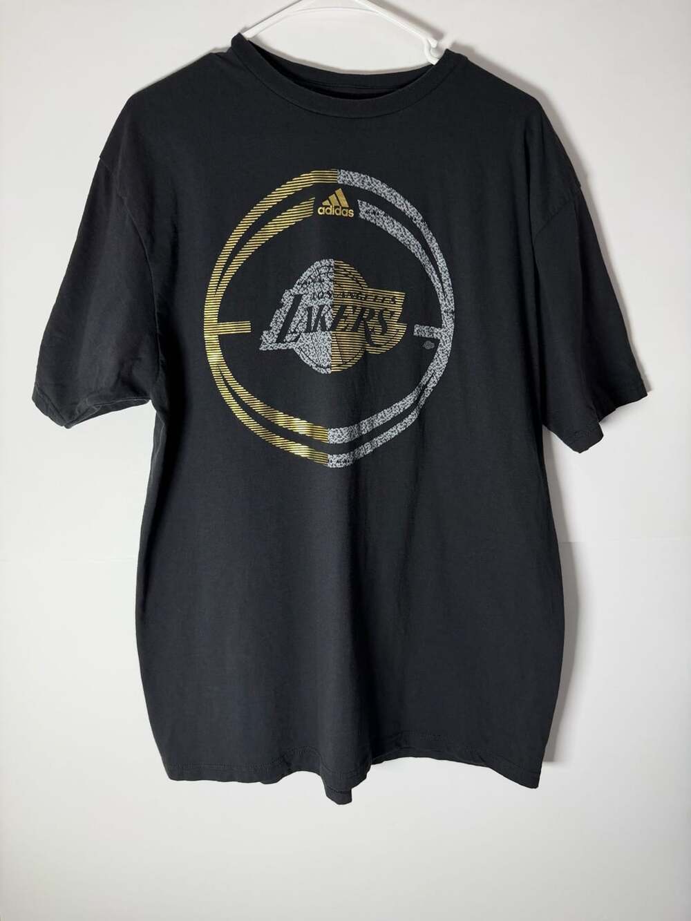 adidas Los Angeles Lakers T-Shirt XL Black & Gold